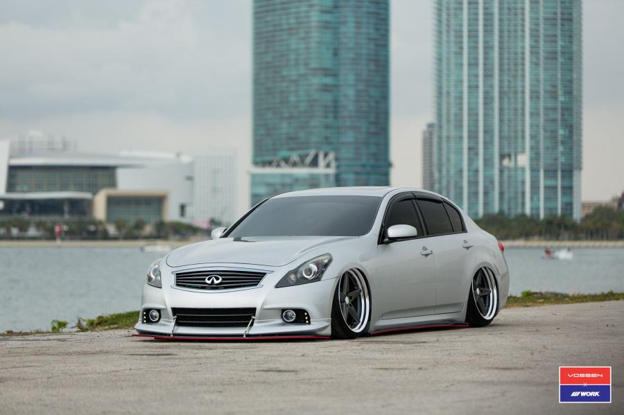 Infiniti G37 X Work on Vossen Wheels (VWS-3) '2016